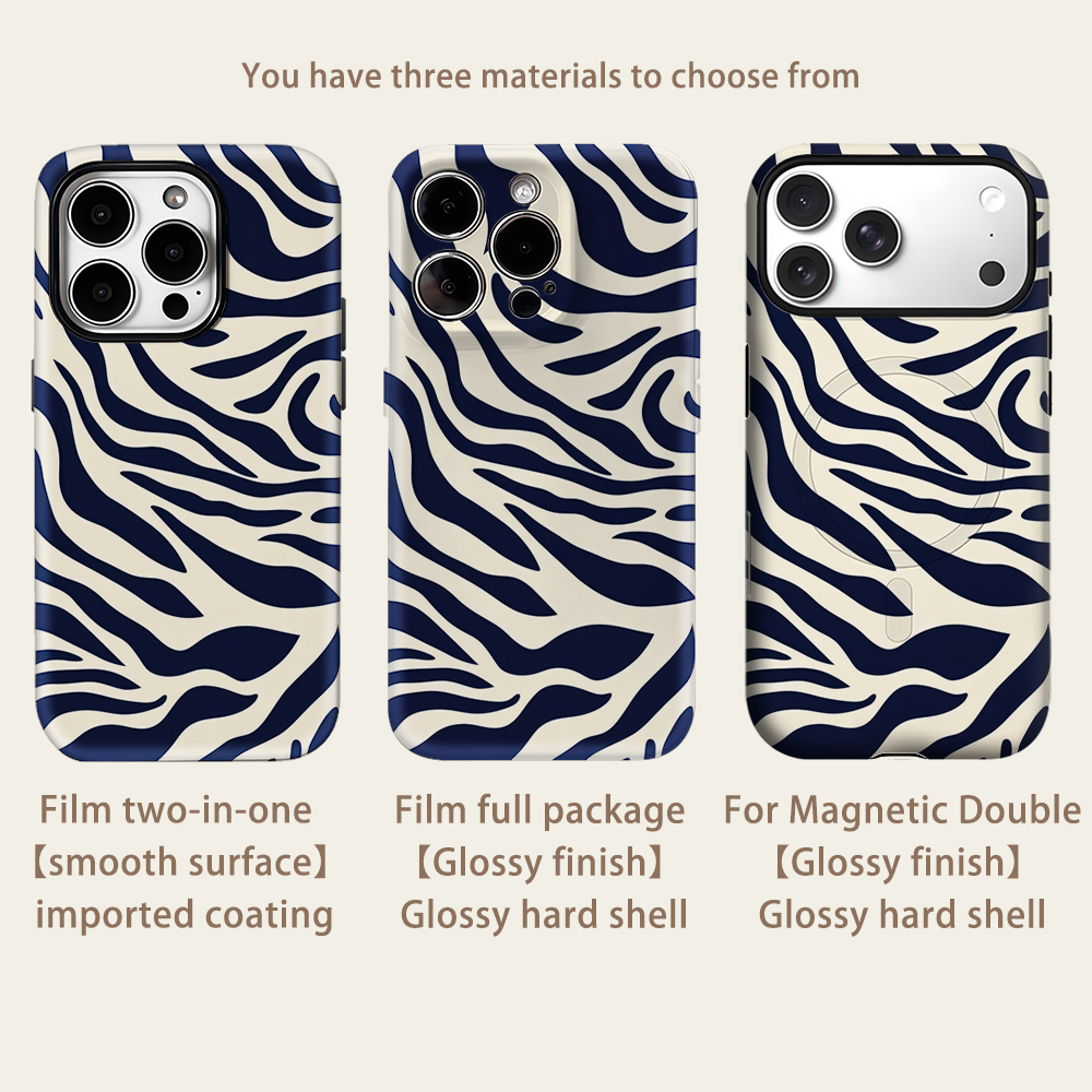 Navy Zebra Phone Case for IPho - Phone Cases Zebra 리뷰 및 가격