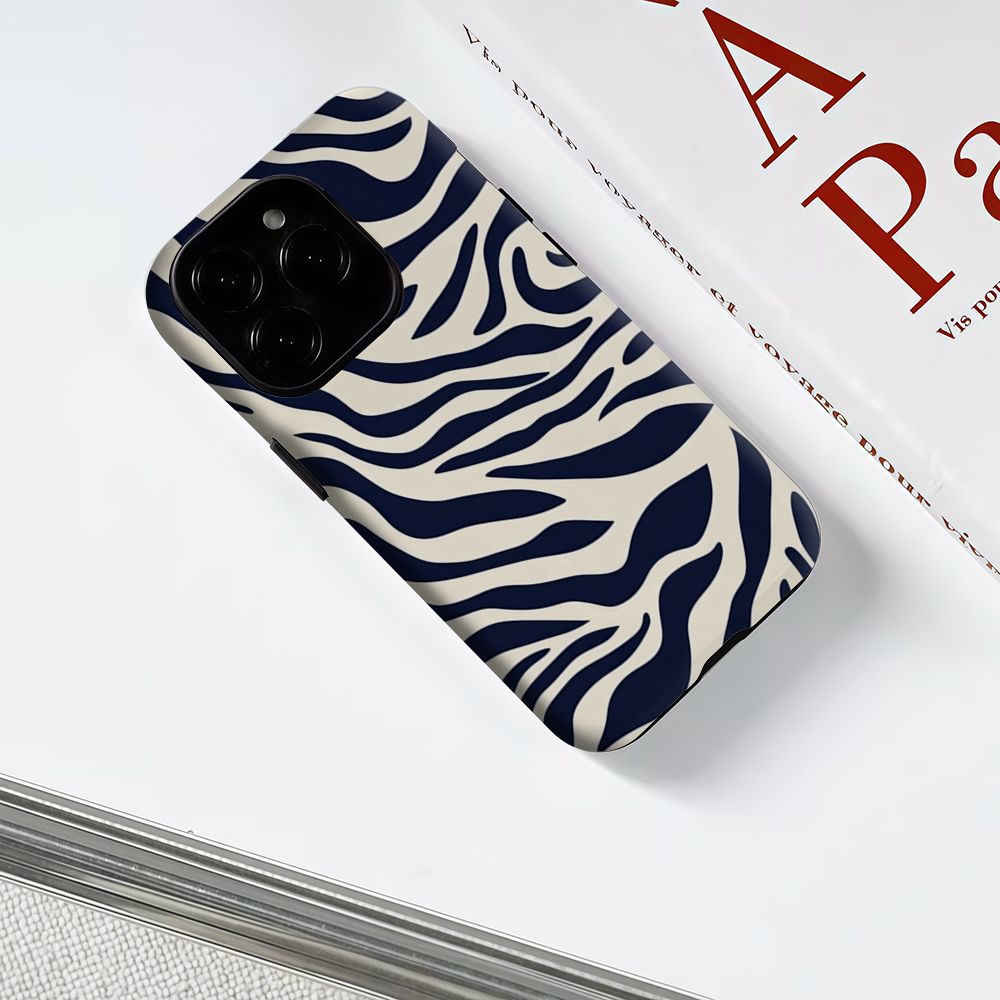 Navy Zebra Phone Case for IPho - Phone Cases Zebra 리뷰 및 가격
