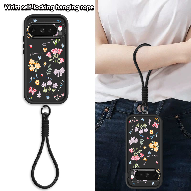 Little Flower Pattern Lanyard  - Phone Cases Pixel 9A 리뷰 및 가격