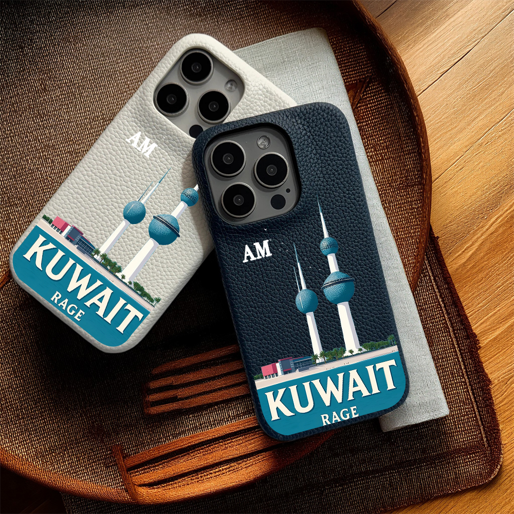 Customized Name leather phone  - Phone Cases Kuwait 리뷰 및 가격