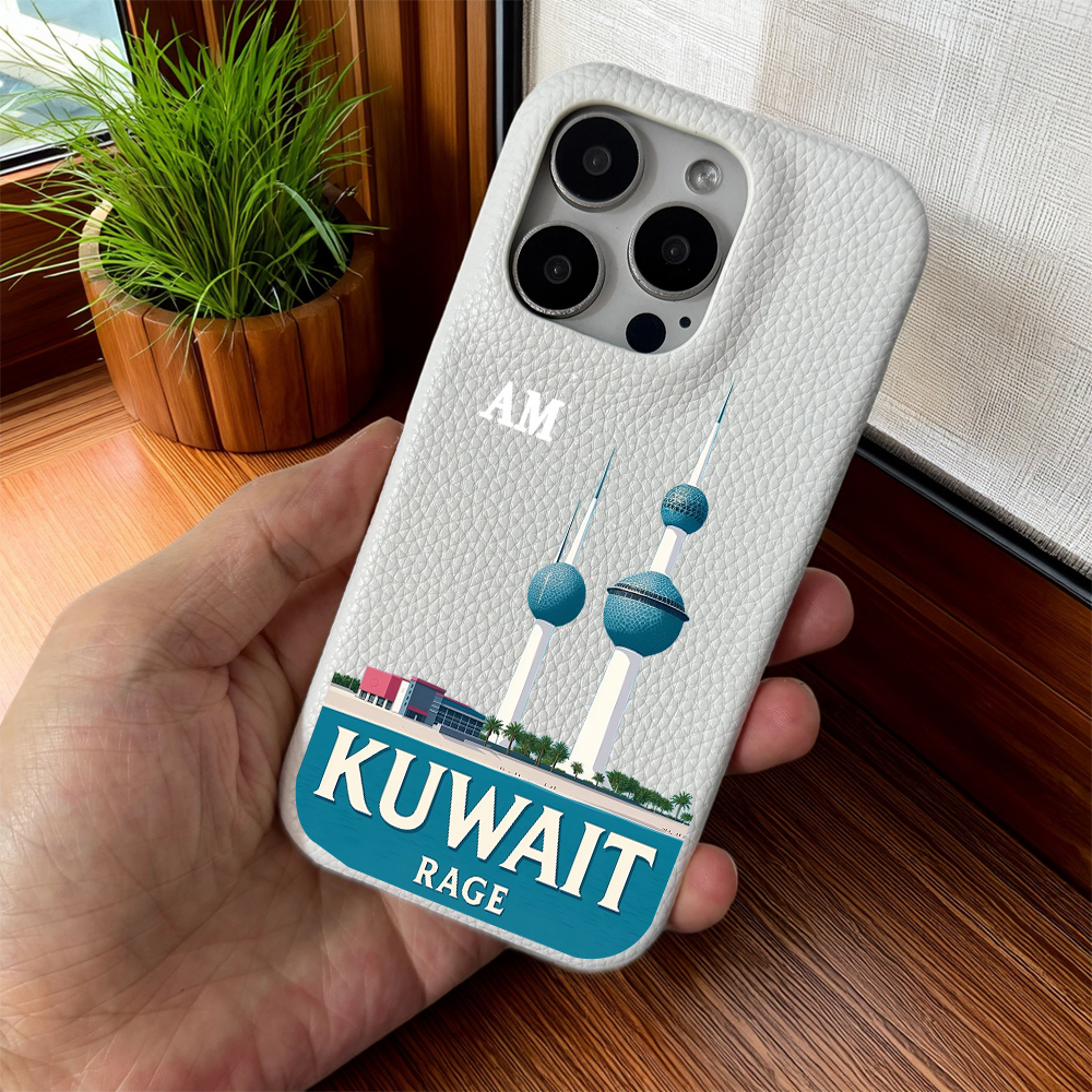 Customized Name leather phone  - Phone Cases Kuwait 리뷰 및 가격