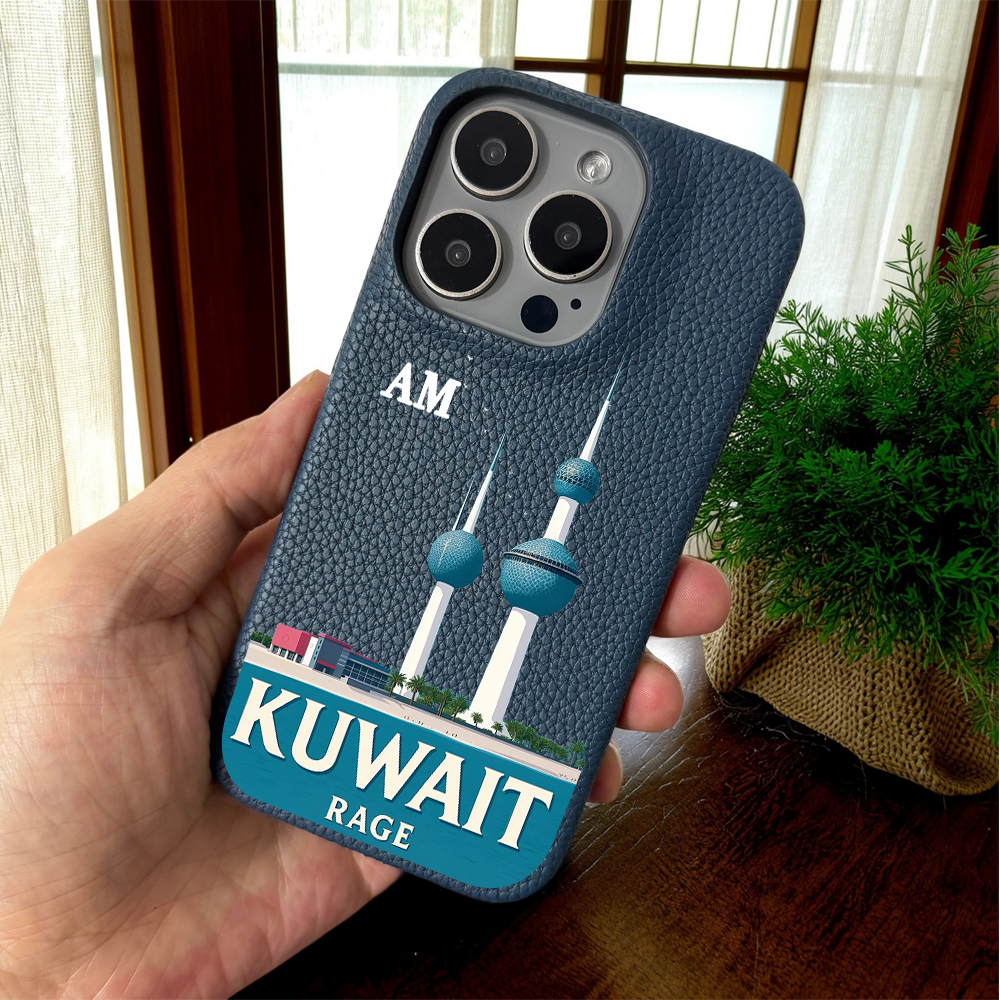 Customized Name leather phone  - Phone Cases Kuwait 리뷰 및 가격