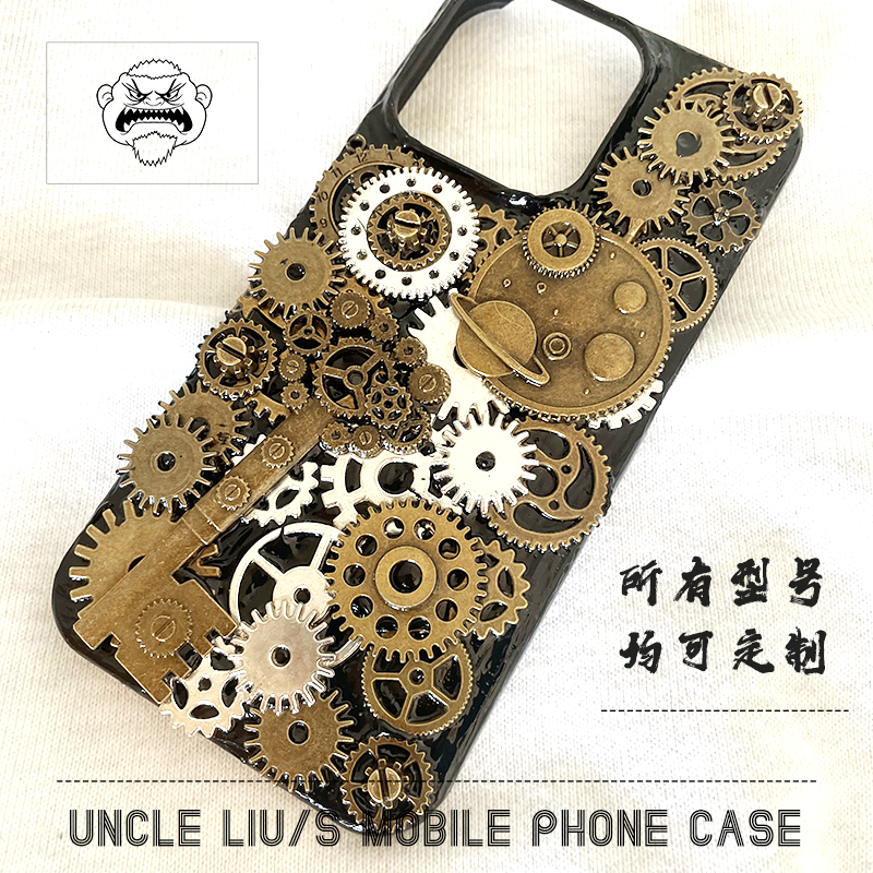 4128 3D Metal Gear Handmade Ph - Phone Cases Quality 리뷰 및 가격