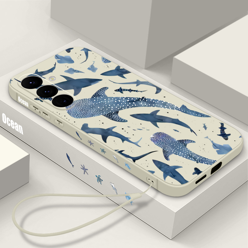 Whale Pattern Lanyard Case For - Phone Cases For Samsung A14 리뷰 및 가격