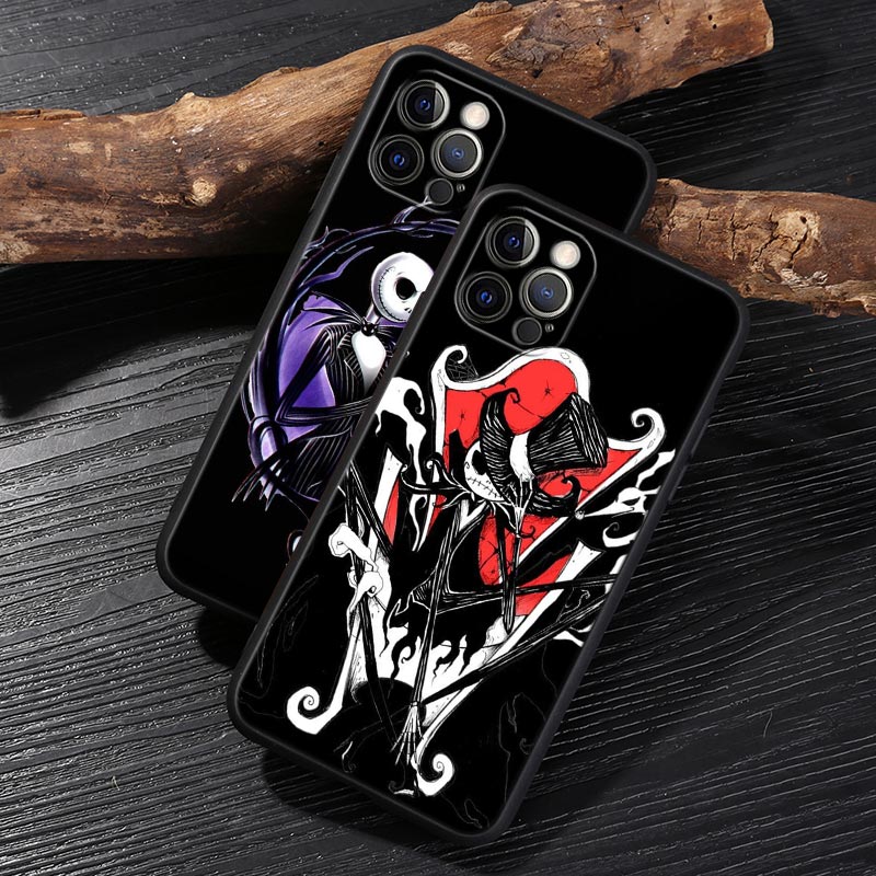 Jack Skellington Black Art Dis - Phone Cases Iphone 12 리뷰 및 가격