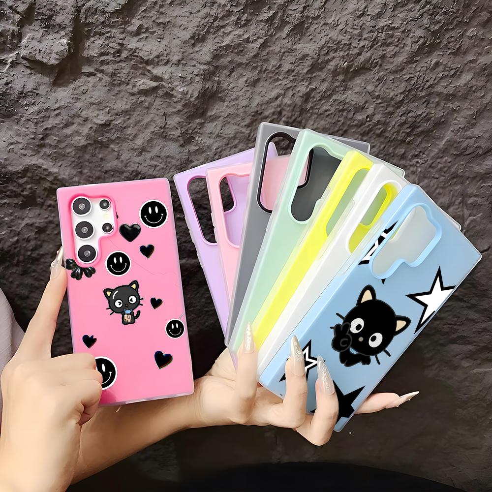 Chococat Phone Case Clear TPU  - Phone Cases With Card Holder 리뷰 및 가격