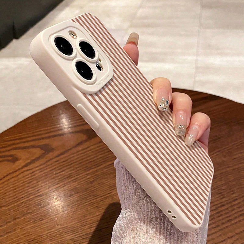 Pink Striped Painted Anti-Drop - Phone Cases Iphone 12 리뷰 및 가격