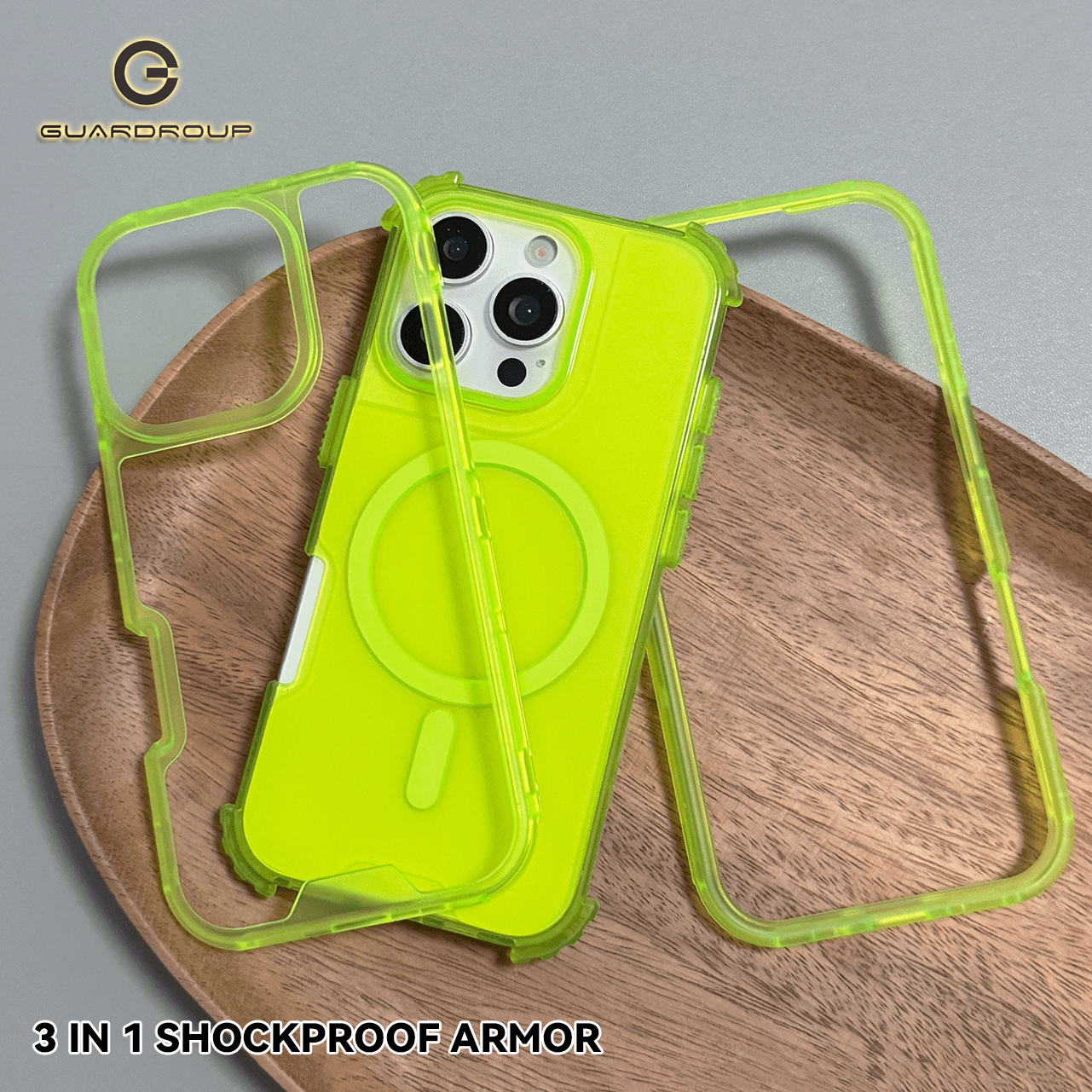 Magnetic 3 in 1 Neon Color Hea - Phone Cases Heavy Duty 리뷰 및 가격