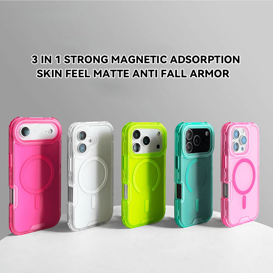 Magnetic 3 in 1 Neon Color Hea - Phone Cases Heavy Duty 리뷰 및 가격