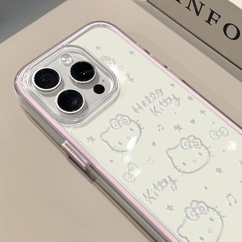 Cute Hollow out Hello Kitty So - Phone Cases Transparent 리뷰 및 가격