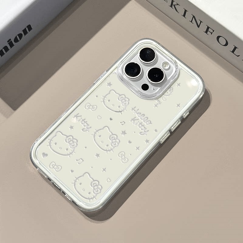 Cute Hollow out Hello Kitty So - Phone Cases Transparent 리뷰 및 가격