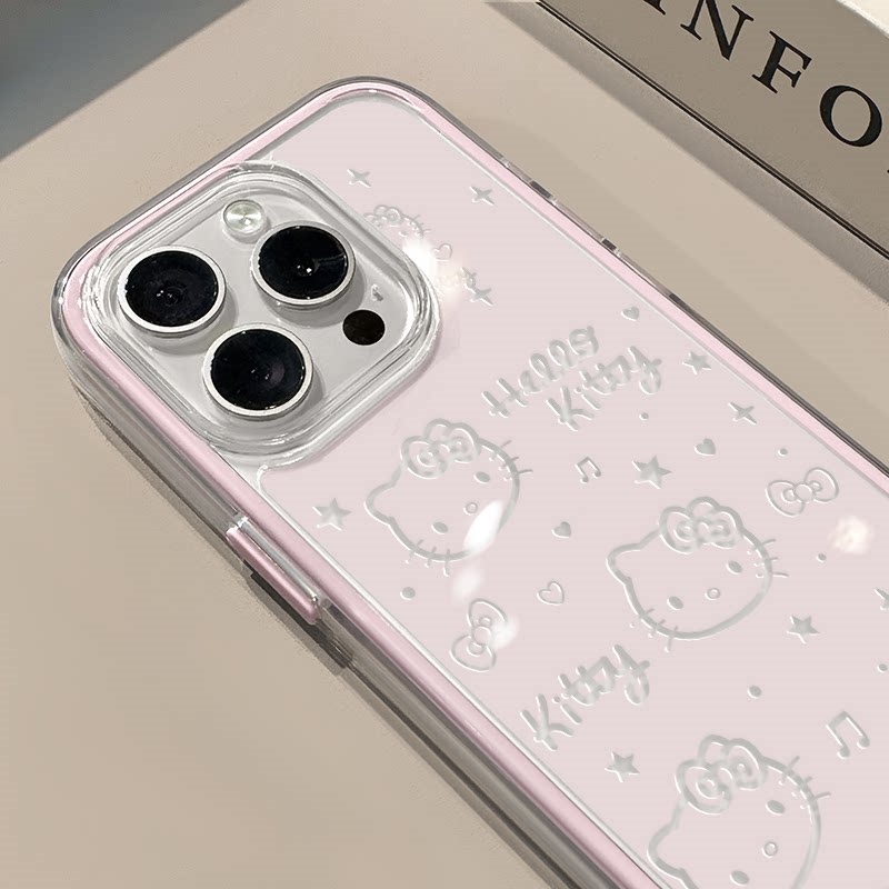 Cute Hollow out Hello Kitty So - Phone Cases Transparent 리뷰 및 가격