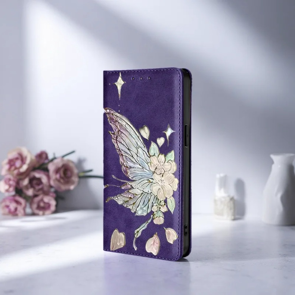 Painted Magnetic Flip Leather  - Phone Cases For Samsung S22 리뷰 및 가격